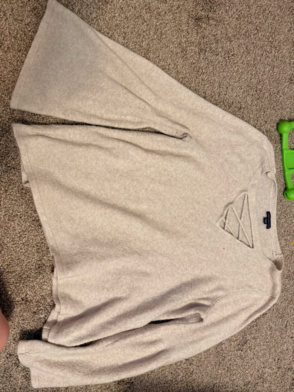 American Eagle Outfitters Men's Crewneck Sweater - Light Beige
